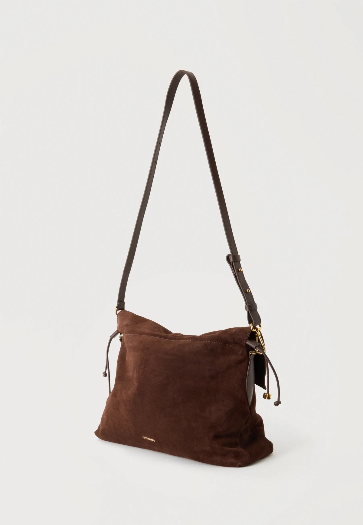 Coccinelle Borsa da donna a tracolla con logo. Brunette