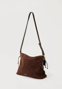 Coccinelle Borsa da donna a tracolla con logo. Brunette