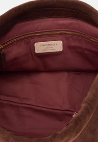 Coccinelle Borsa da donna a tracolla con logo. Brunette