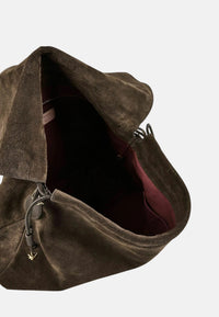 Coccinelle Borsa da donna a tracolla con logo. Fango