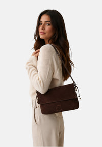 Coccinelle Lidia borsa a spalla piccola. Brunette