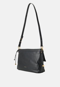 Coccinelle Borsa Lidia Small Berry da donna a tracolla con logo. Noir
