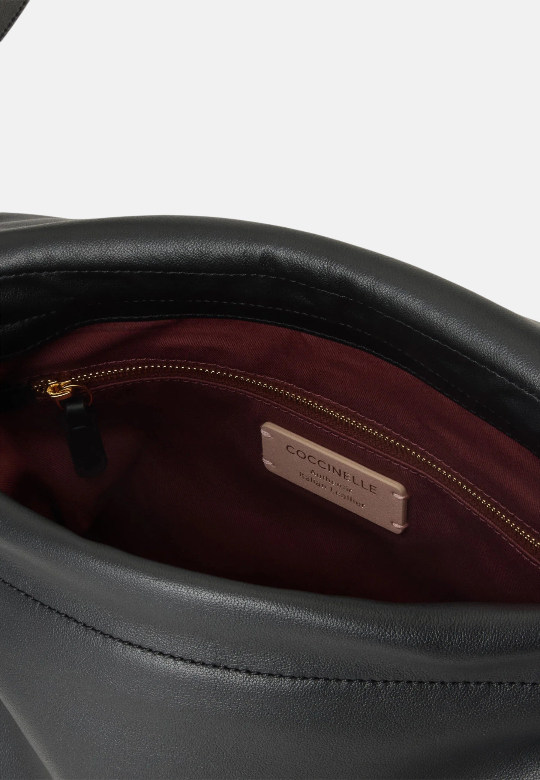 Coccinelle Borsa Lidia Small Berry da donna a tracolla con logo. Noir
