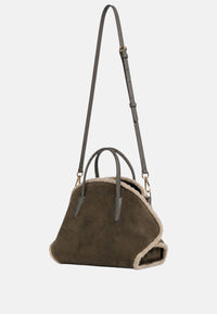 Lidia borsa a spalla piccola Coccinelle Fango/taupe
