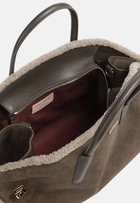 Lidia borsa a spalla piccola Coccinelle Fango/taupe