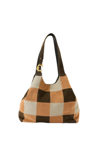 Borsa a spalla da donna in Pelle Coccinelle Multi/fango