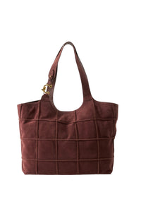 Borsa a spalla da donna in Pelle scamosciata Coccinelle Berry