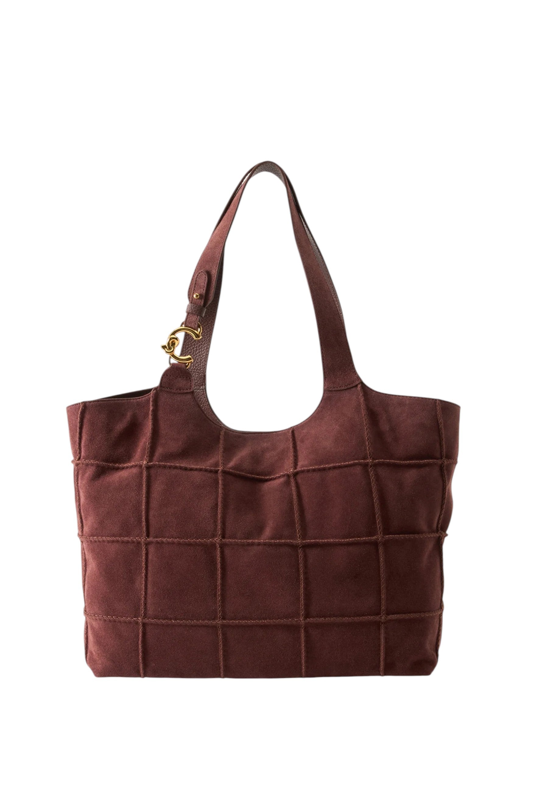 Borsa a spalla da donna in Pelle scamosciata Coccinelle Berry