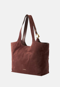Borsa a spalla da donna in Pelle scamosciata Coccinelle Berry