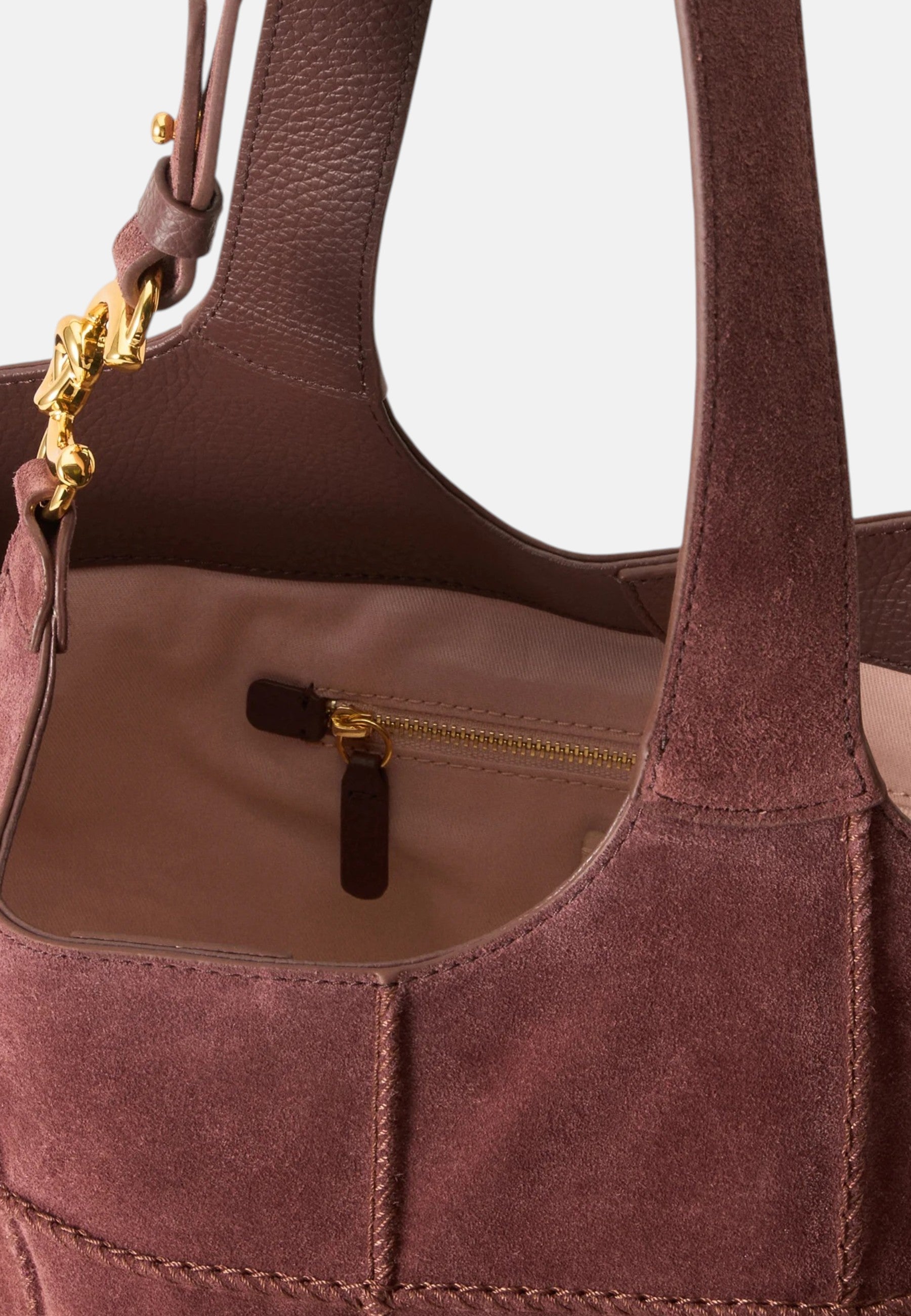 Borsa a spalla da donna in Pelle scamosciata Coccinelle Berry