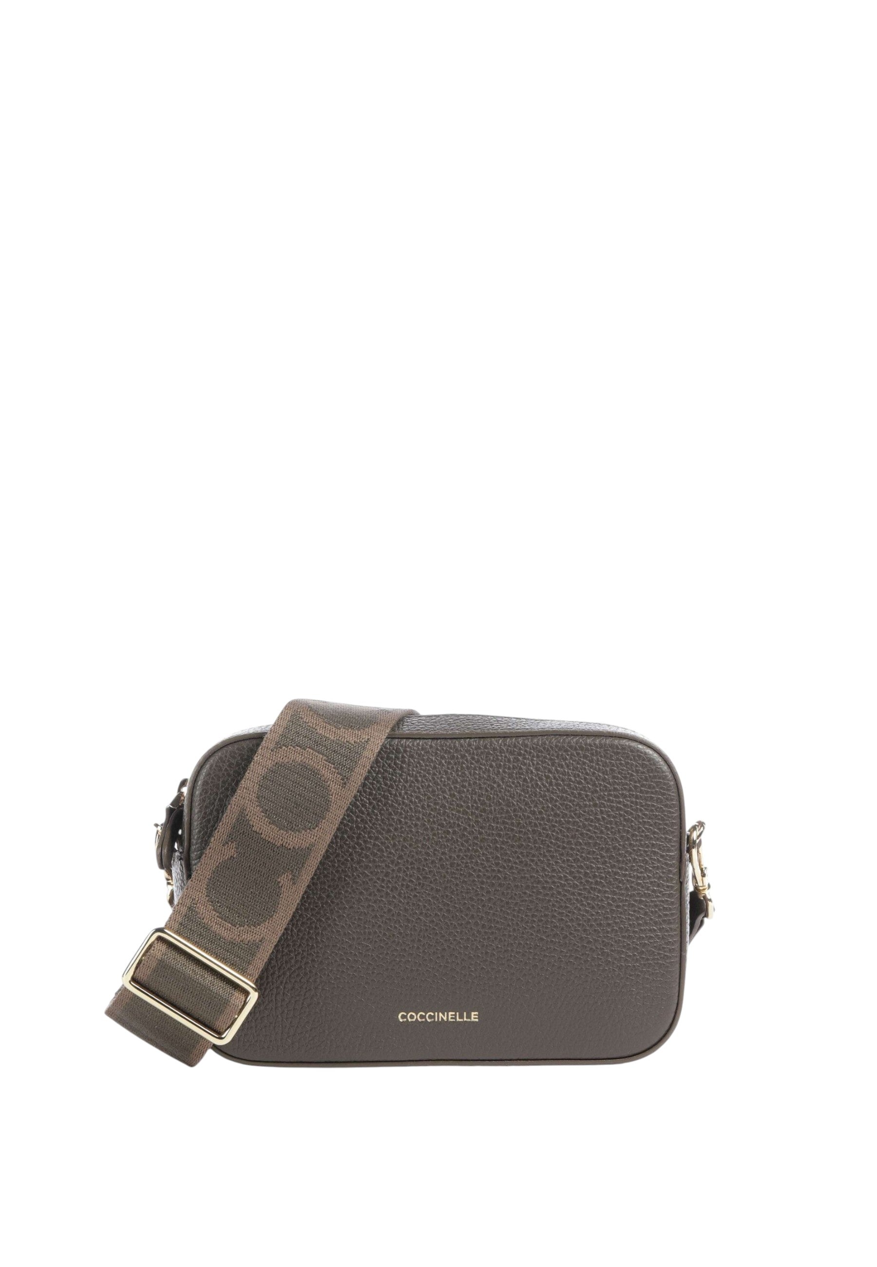 Borsa Donna a Tracolla COCCINELLE Linea Tebe Fango