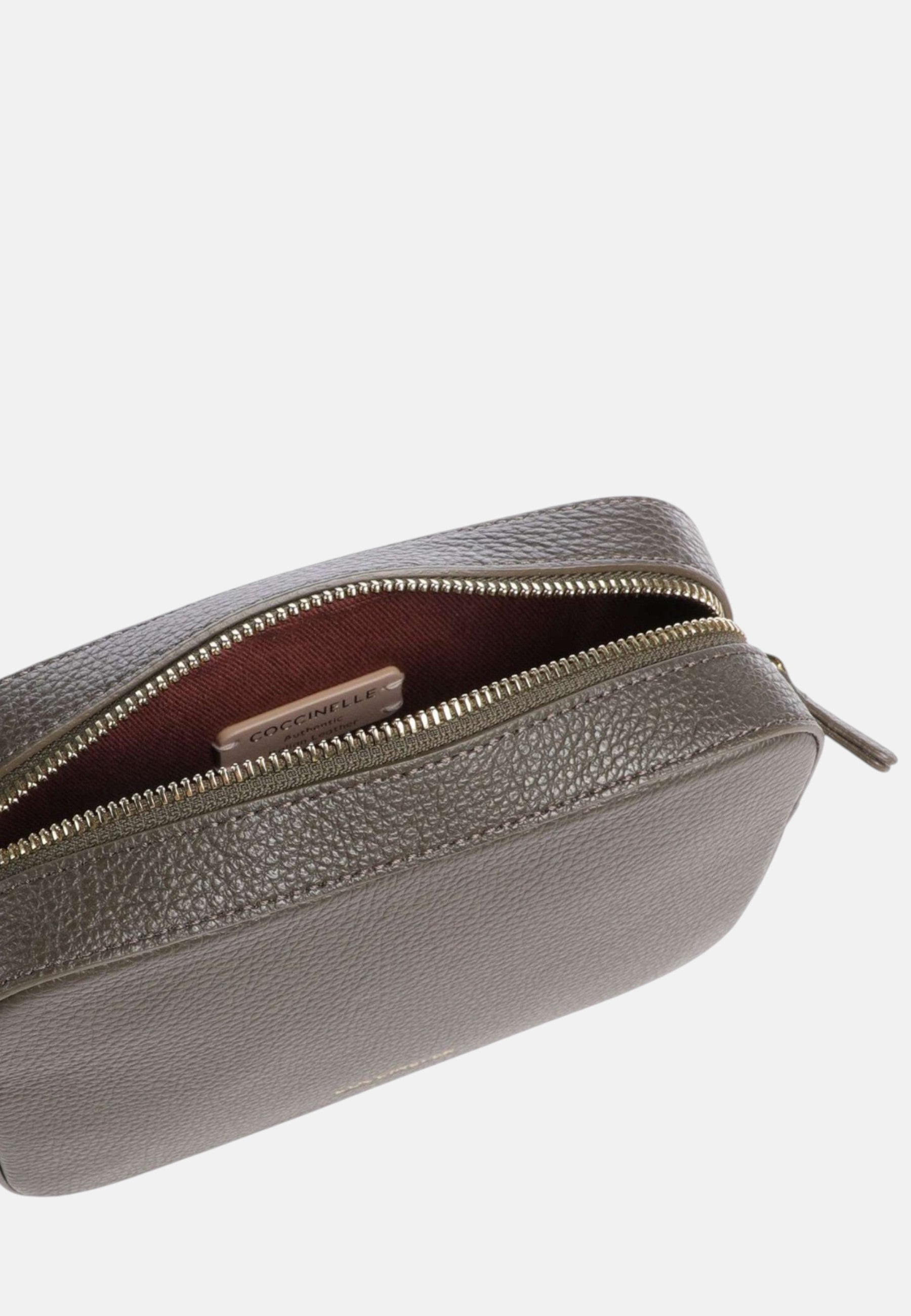 Borsa Donna a Tracolla COCCINELLE Linea Tebe Fango