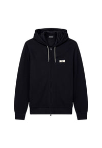 Felpa da uomo in Cotone Emporio Armani Black