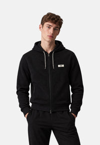 Felpa da uomo in Cotone Emporio Armani Black