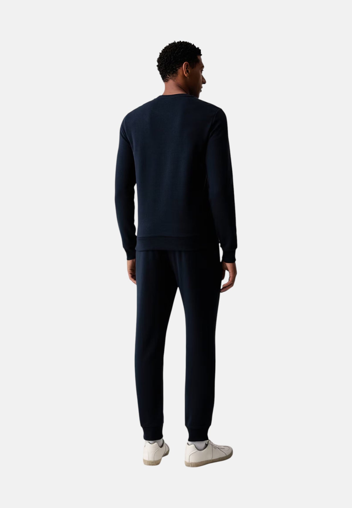 Emporio Armani Tuta sportiva con stampa Armani Blue