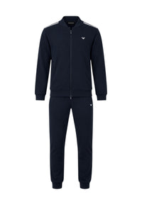 Emporio Armani Tuta sportiva con stampa Armani Blue