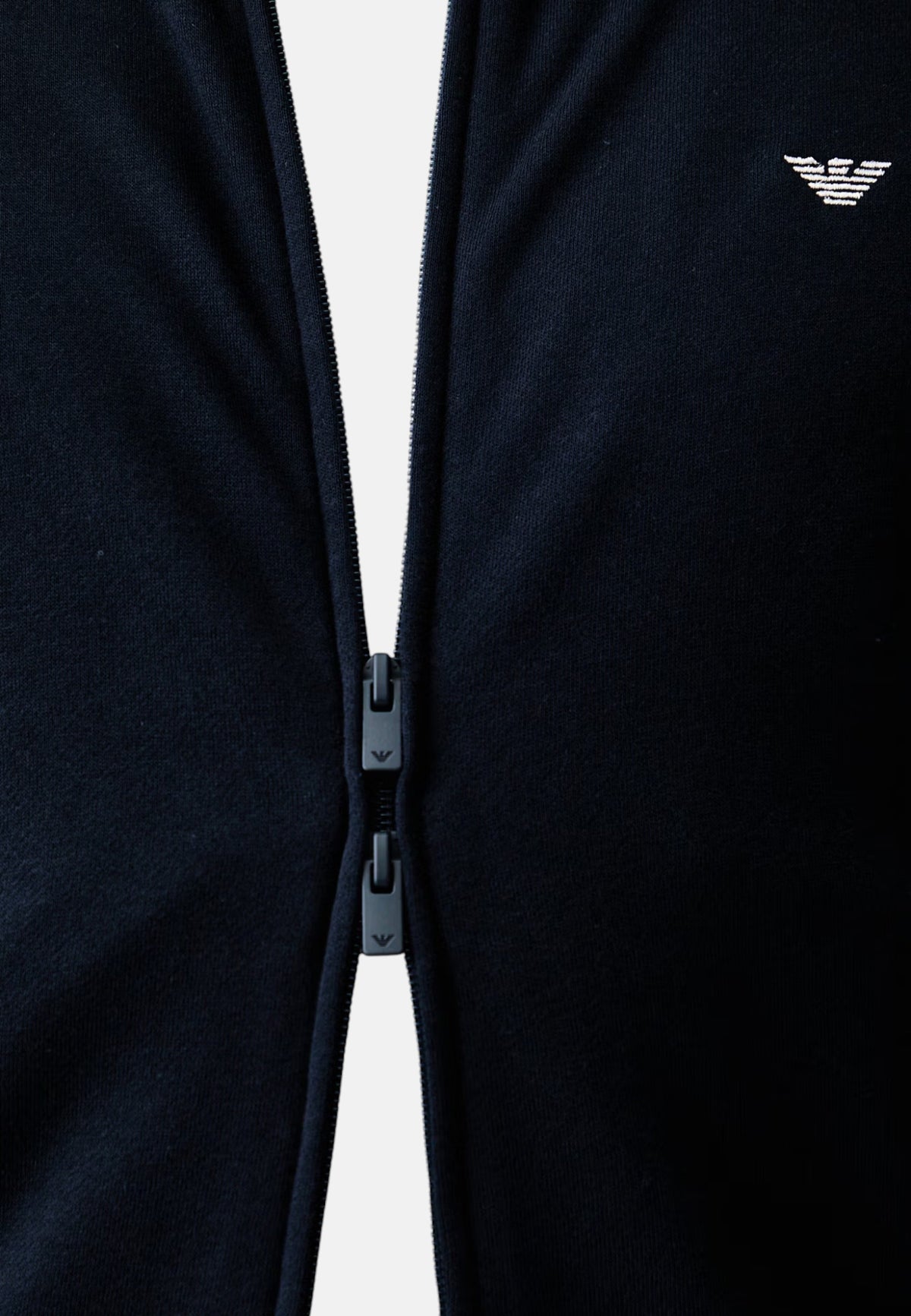 Emporio Armani Tuta sportiva con stampa Armani Blue