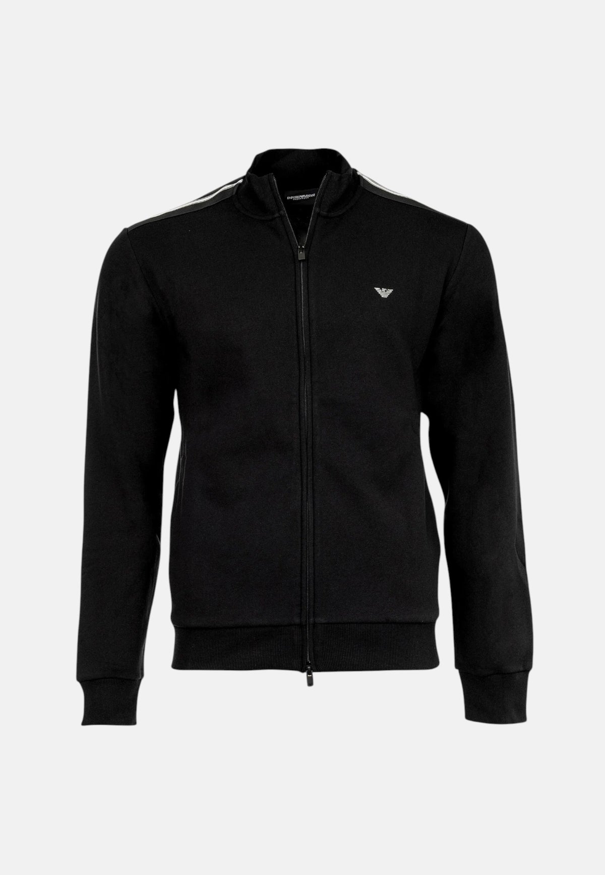 Emporio Armani Tuta sportiva con stampa Black