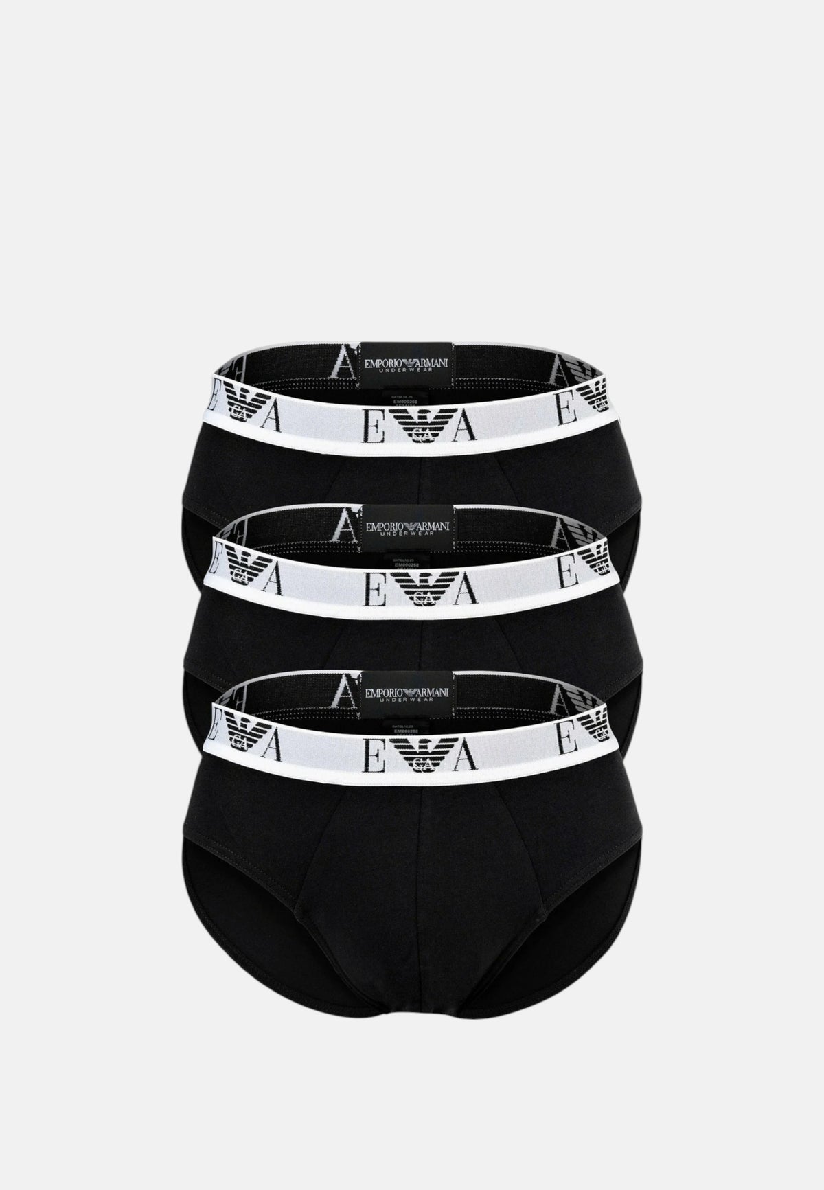 3-Pack Slip Uomo Emporio Armani Black/black