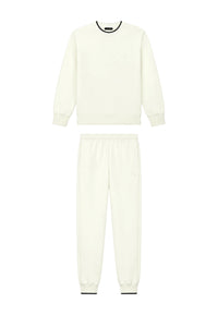 Emporio Armani Tuta sportiva con stampa Da Donna Ivory