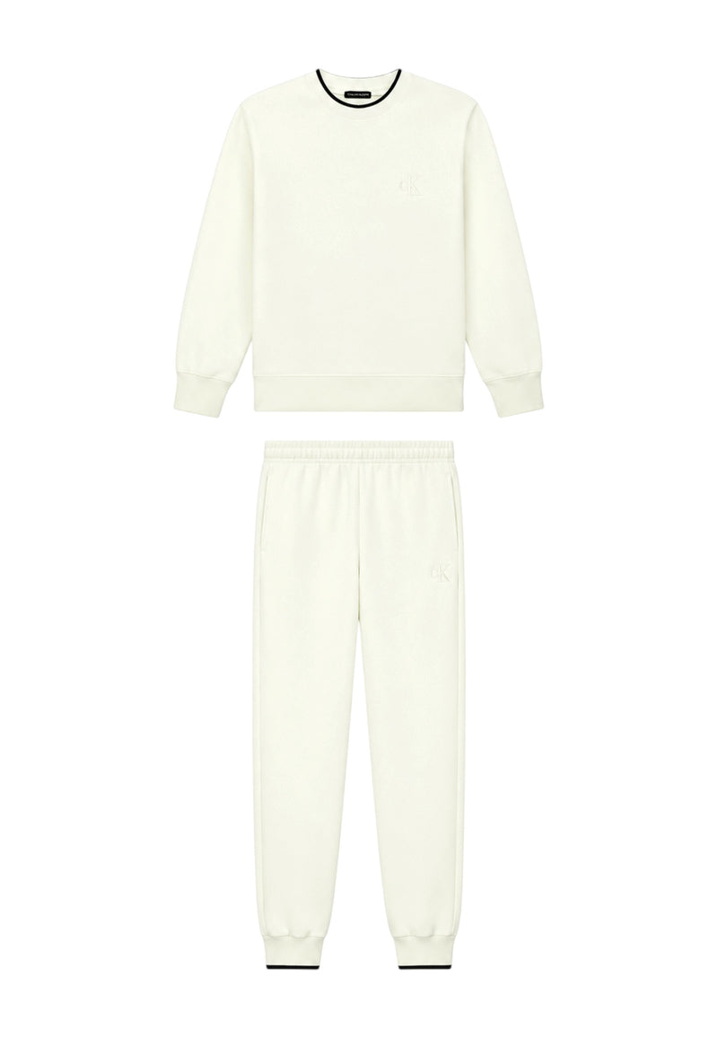 Emporio Armani Tuta sportiva con stampa Da Donna Ivory