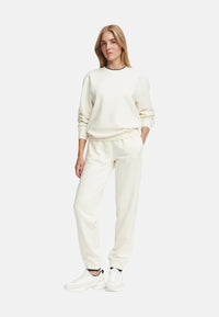 Emporio Armani Tuta sportiva con stampa Da Donna Ivory