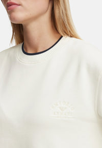 Emporio Armani Tuta sportiva con stampa Da Donna Ivory