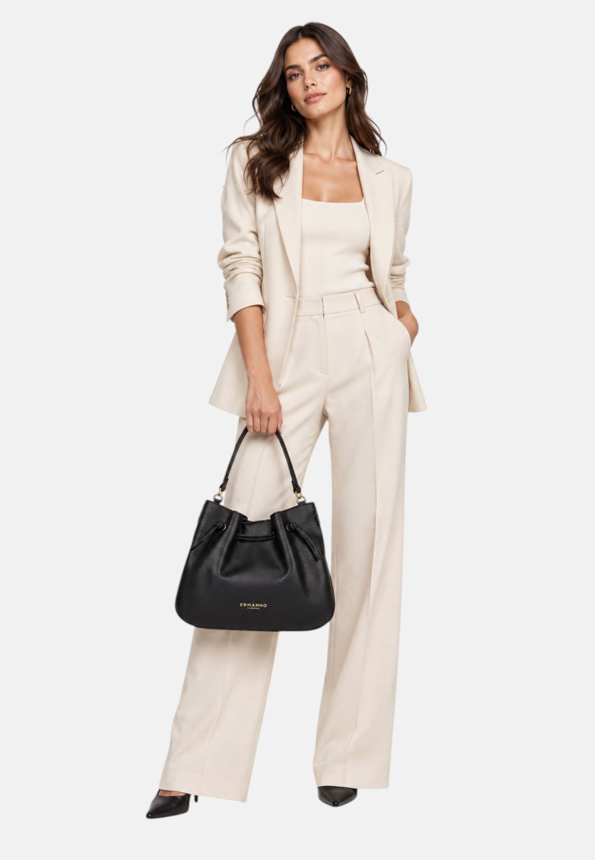 Borsa Hobo Donna Benedetta Ermanno Scervino Black
