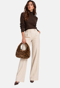 Borsa a tracolla da donna Ermanno Firenze. Leopard