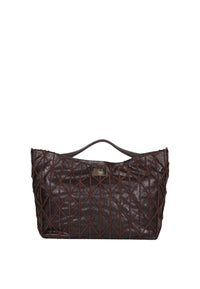 Borsa a Spalla con Tracolla removibile Ermanno Firenze Dark Brown