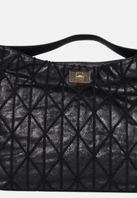 Borsa a Spalla con Tracolla removibile Ermanno Firenze Black