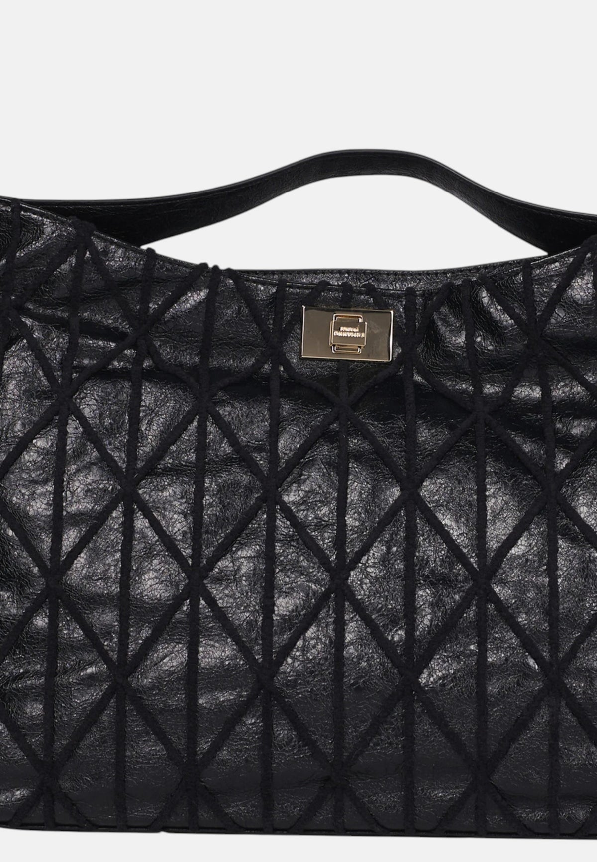 Borsa a Spalla con Tracolla removibile Ermanno Firenze Black