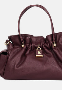 Borsa a tracolla da donna Ermanno Firenze. Bordeaux