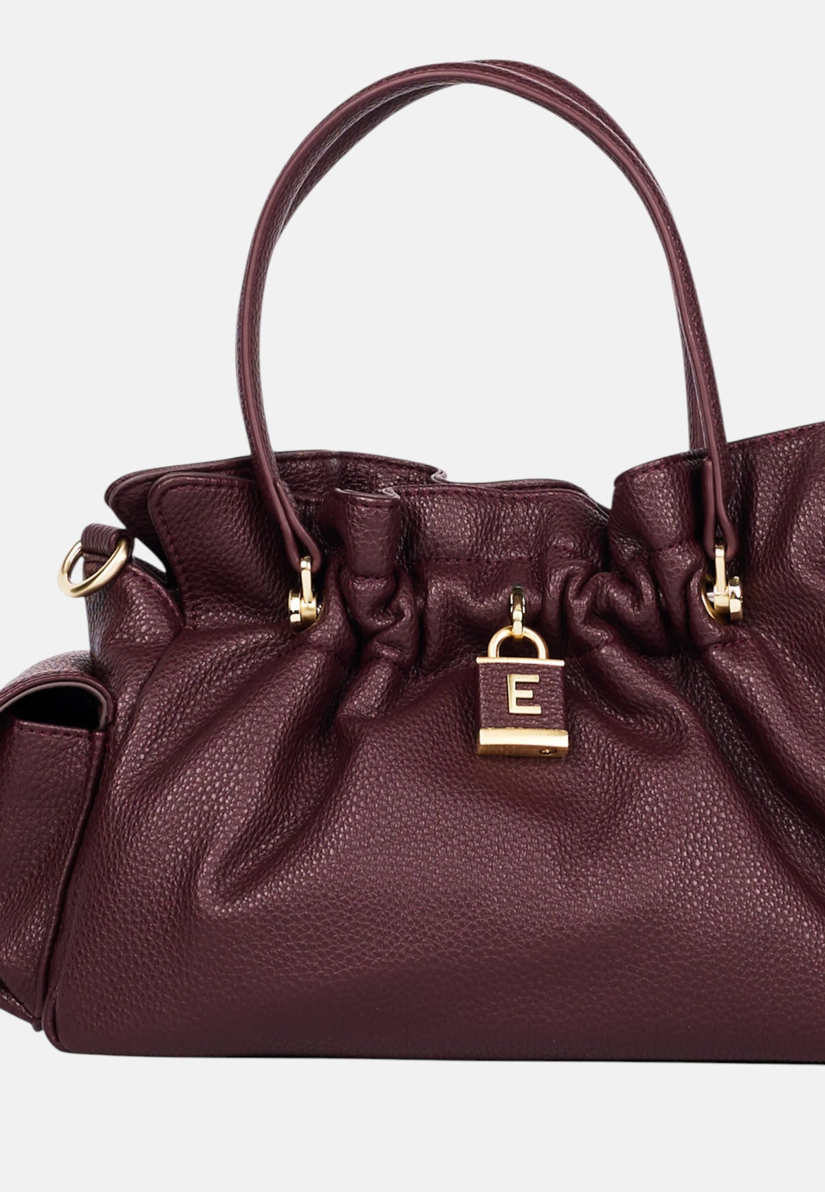 Borsa a tracolla da donna Ermanno Firenze. Bordeaux