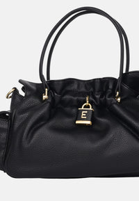 Borsa a tracolla da donna Ermanno Firenze. Black