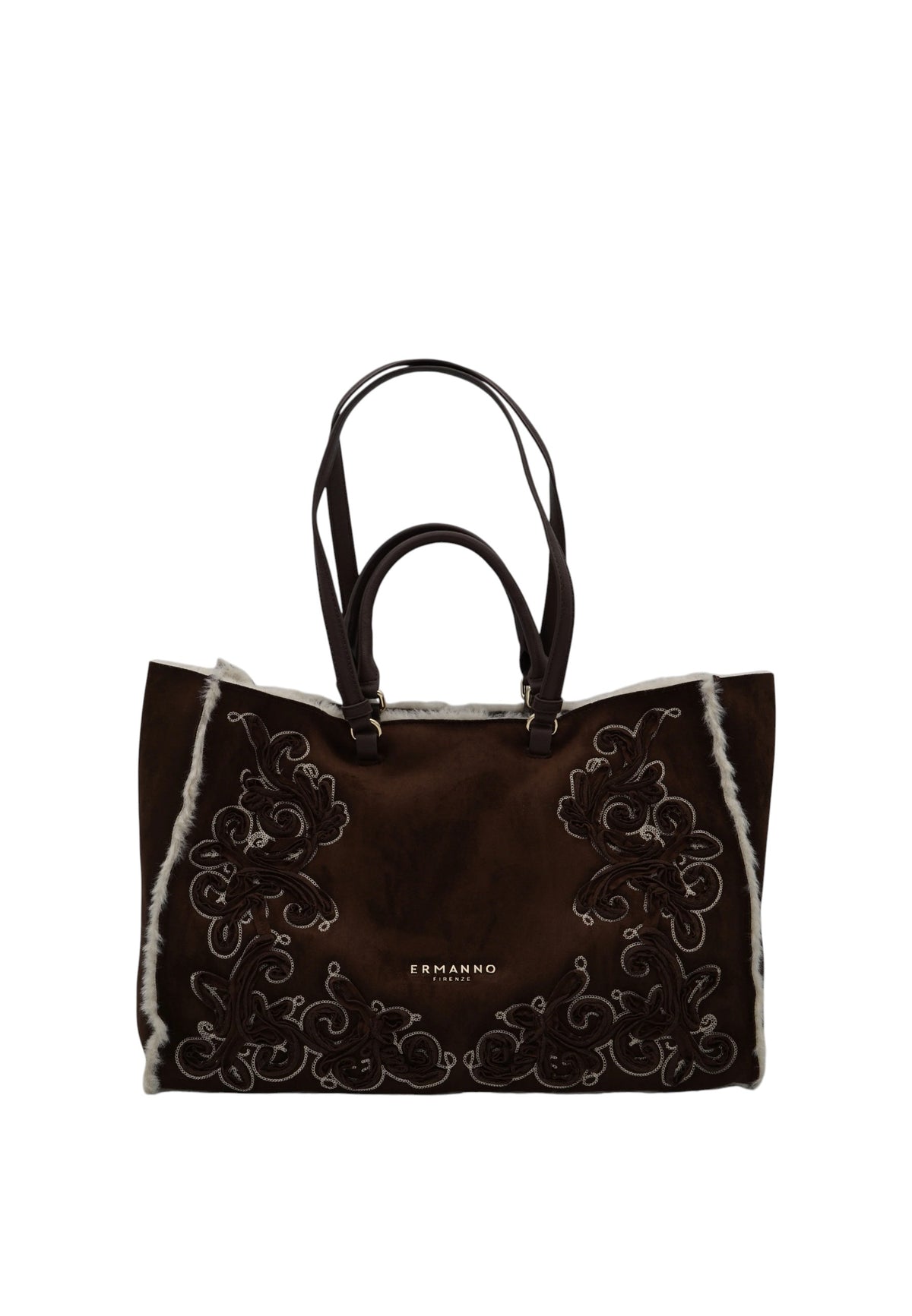 Borsa Tote da Donna Ermanno Firenze Dark Brown