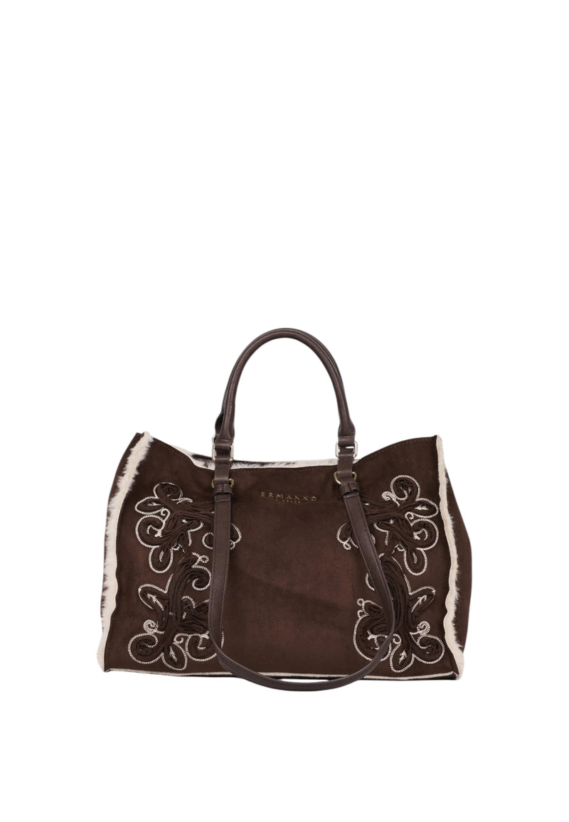 Borsa Tote Donna Ermanno Firenze Dark Brown