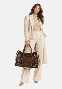 Borsa Tote Donna Ermanno Firenze Dark Brown
