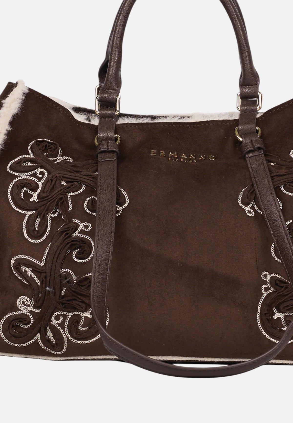 Borsa Tote Donna Ermanno Firenze Dark Brown