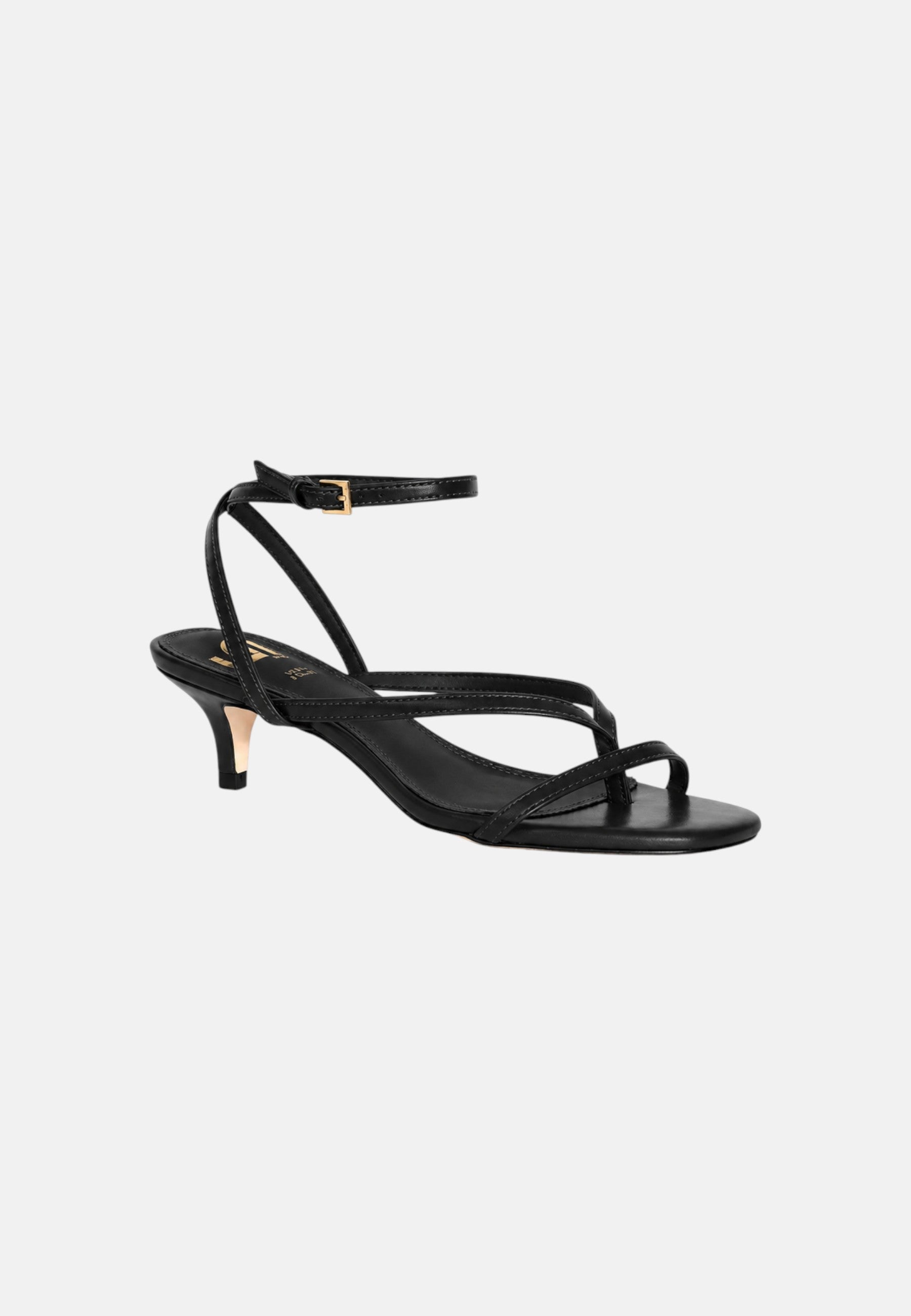 Sandali Con Tacchettino Donna Gold&Gold Nero