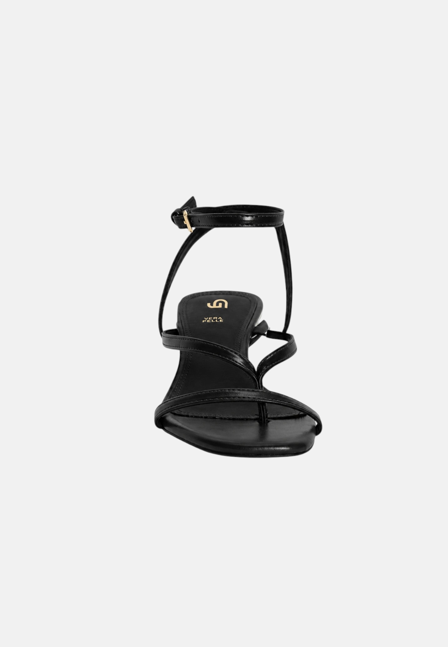 Sandali Con Tacchettino Donna Gold&Gold Nero