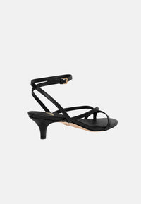 Sandali Con Tacchettino Donna Gold&Gold Nero