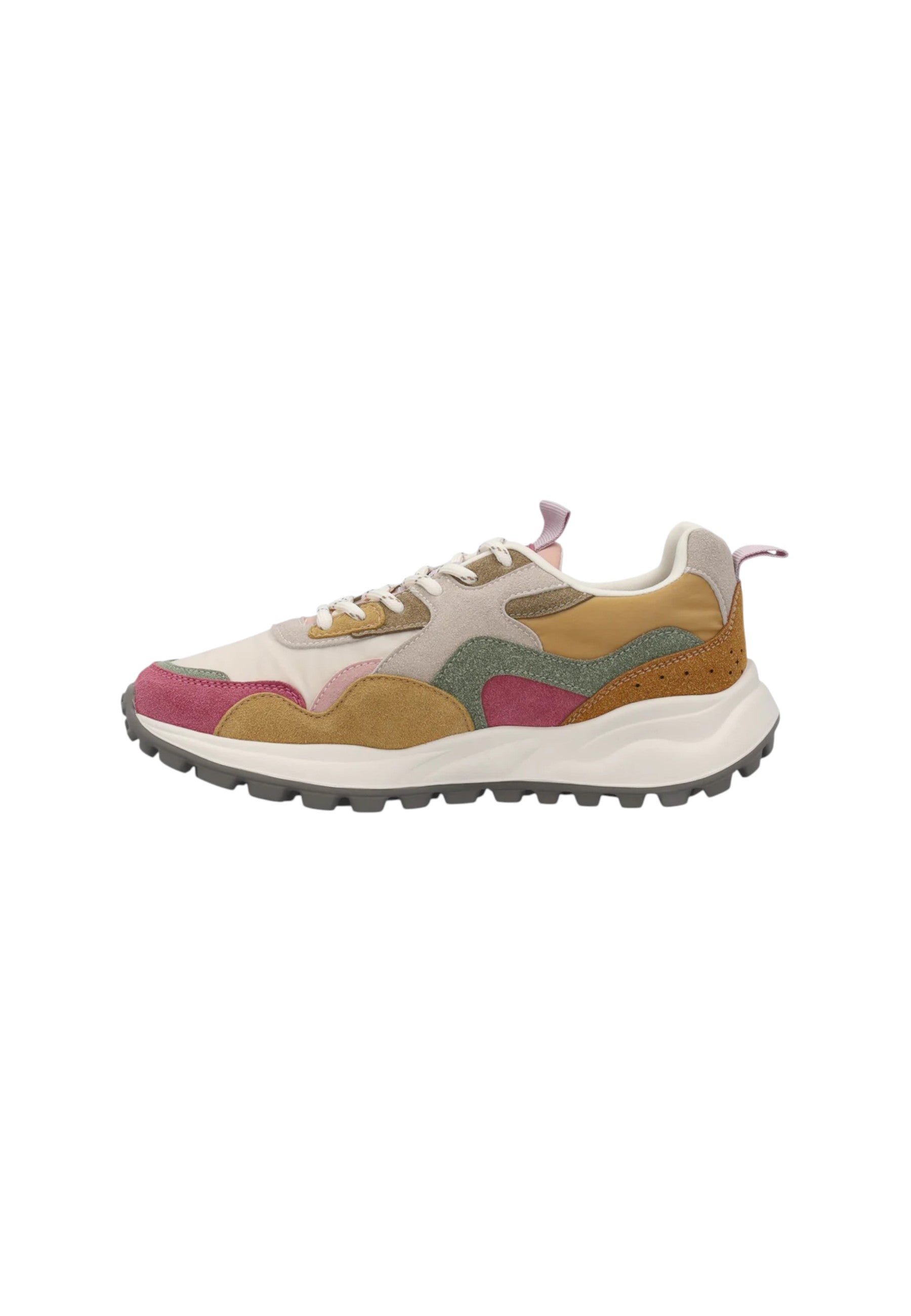 Sneakers in Pelle Donna Gold&Gold Verde
