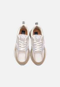 Sneakers in Pelle Donna Gold&Gold Camel