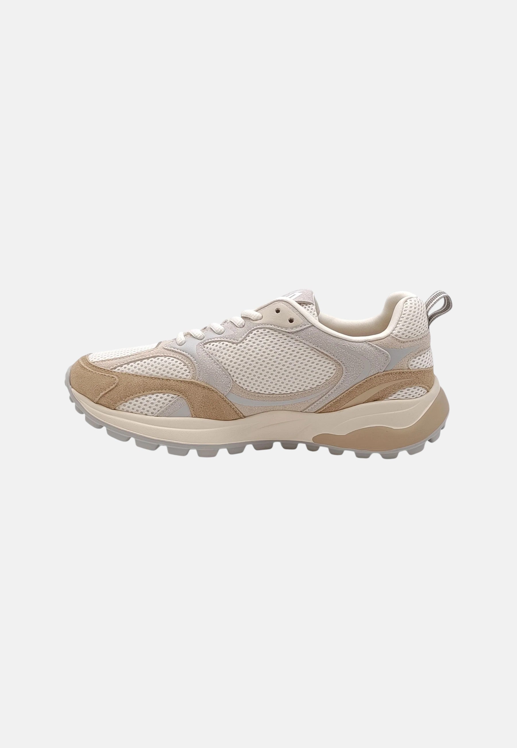 Sneakers in Pelle Donna Gold&Gold Camel
