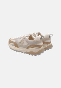 Sneakers in Pelle Donna Gold&Gold Camel