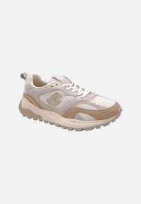 Sneakers in Pelle Donna Gold&Gold Camel