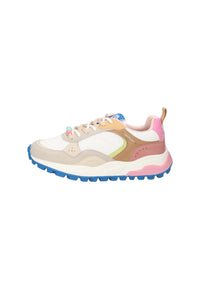 Sneakers in Pelle Donna Gold&Gold Beige