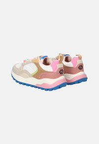 Sneakers in Pelle Donna Gold&Gold Beige