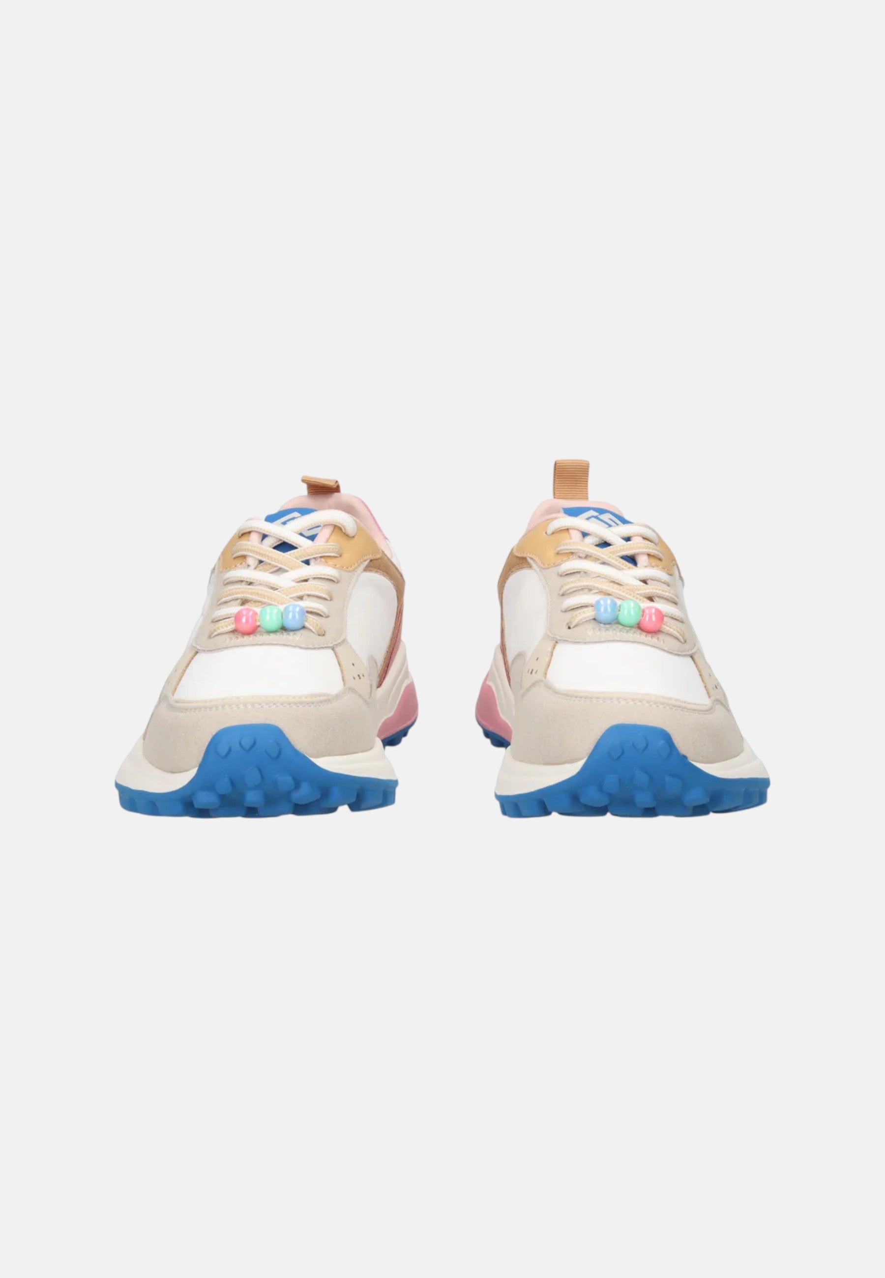 Sneakers in Pelle Donna Gold&Gold Bianco